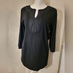 Ralph Lauren 1X Tunic Top 3/4 Sleeve